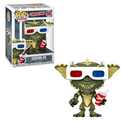 Boneco de Coleção Pop! Gremlins com Óculos 3D Gremlin Vinil Candide