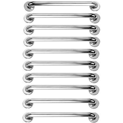 Barra de Apoio SU-BARRA-5 Suporte Anti Queda Inox AB Mídia Kit 10 Unidades 50CM