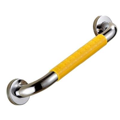 Barra de Apoio BSL3667 com Suporte Antiderrapante Aço Inox Braslu 40CM