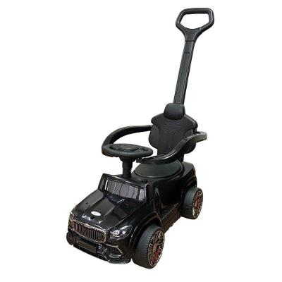Carrinho Elétrico Infantil com Empurrador Condução Assistida Preto 30CM 6V