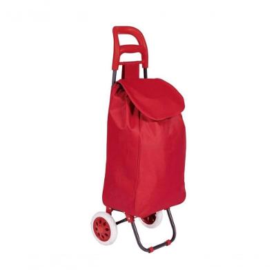 Carrinho de Compras Reforçado Grande Dobrável Multi Vm Poliéster com Bolsa Removível Preto Mor