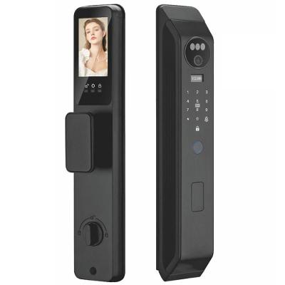 Fechadura Eletrônica A-0110WF Digital com Biometria para Portas Residenciais Alumínio Prata AB Mídia