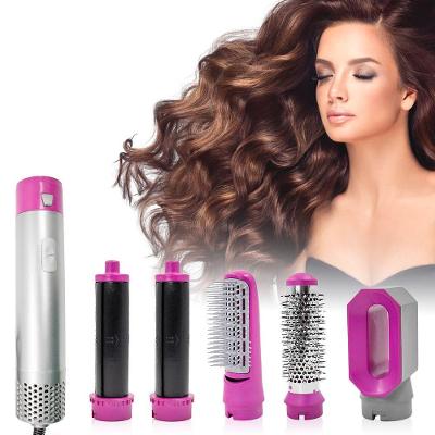 Escova Secadora de Cabelo 5 em 1 Profissional 1500W Cerâmica Iônica Preto 110V