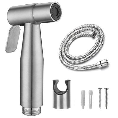 Ducha Higiênica Chuveirinho BSL3814 com Mangueira 15 Pressão de Parede Prata AB Mídia
