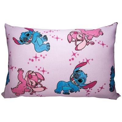 Fronha Avulsa Kazzavip 48cmx68cm Malha 100% Algodão Estampada Disney Rosa Portallar
