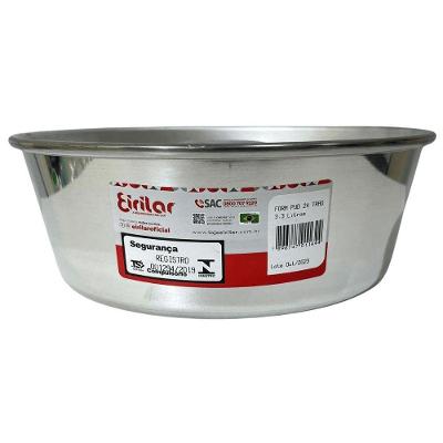 Forma para Bolo de Alumínio Antiaderente Cozimento Rápido Cozinha Inox Eirilar 24CM 3,3L
