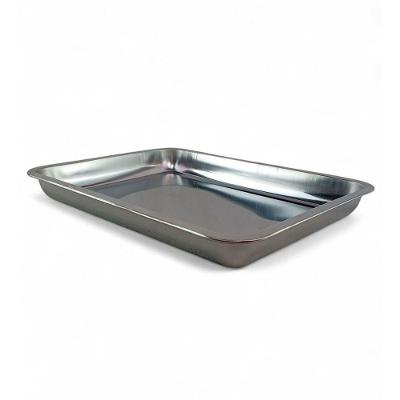 Forma Assadeira BSL3883-2 para Forno Alumínio Resistente Cozinha Prata Ideal Importados 30CM