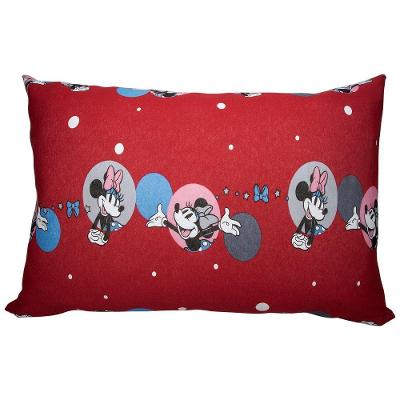 Fronha Avulsa Kazzavip Malha 100% Algodão Estampada Disney Minnie Feliz Red Vermelho Portallar