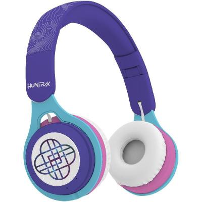 Fone de Ouvido Bluetooth Infantil Candide Guerreiras do POP com Som Estéreo 85 Db Bivolt Rosa