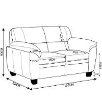 Sofá 2 Lugares Sala de Estar Pés Em Madeira Nauru Couro Tabaco Gran Belo - 4