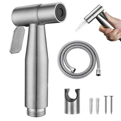 Ducha Higiênica Chuveirinho BSL3814 Manual com Mangueira 1,2m Instalação de Parede Prata Mundo LGBT