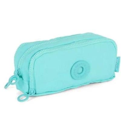 Estojo Escolar Luxcel Up4you ET49678UP 3 Compartimentos 2L Turquesa