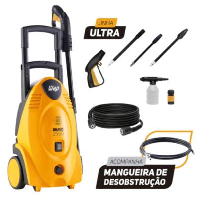 Desobstruidora de Alta Pressão Ultra 2550 com Bico Turbo Amarelo Bravo 220V