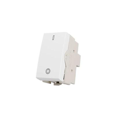 Módulo Interruptor Bipolar Simples Clean 10A Fosco Branco Margirius