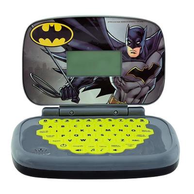 Laptop Infantil Educativo Batman Bilíngue com Atividades Preto Candide