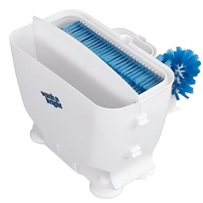 Lava-louças Portátil Manual Wash N Bright Lavadora de Pratos e Talheres Plástico Durável com Cerdas