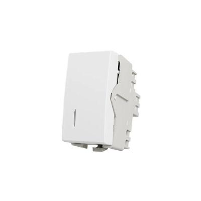Módulo Interruptor Paralelo com Luz Clean 10A Fosco Branco Margirius