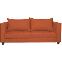 Sofá 2 Lugares Lisboa Suede - Amarena Móveis Cor Terracota - 6