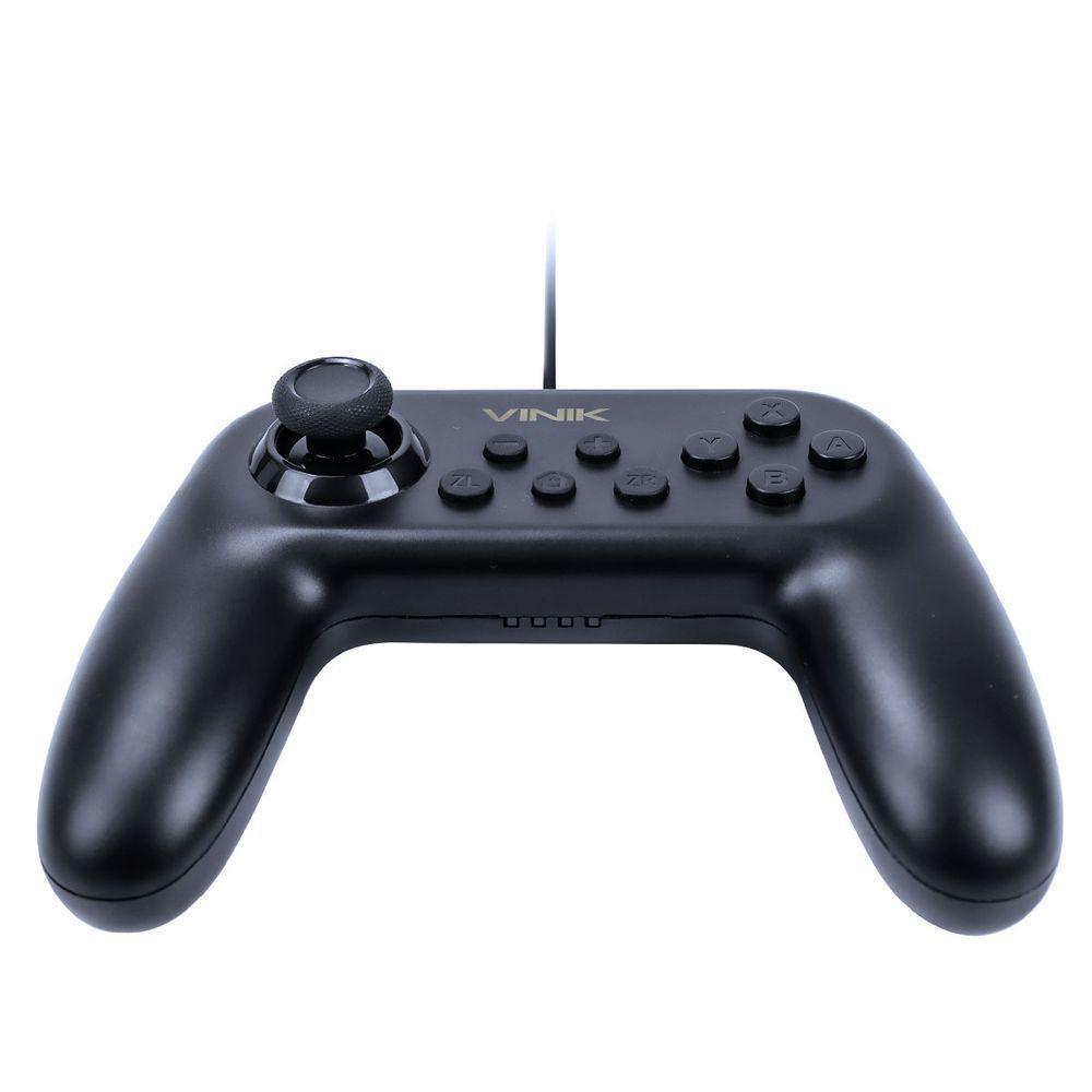 Controle Para Nintendo Switch Com Fio Usb Modelo Ns Preto - - 2