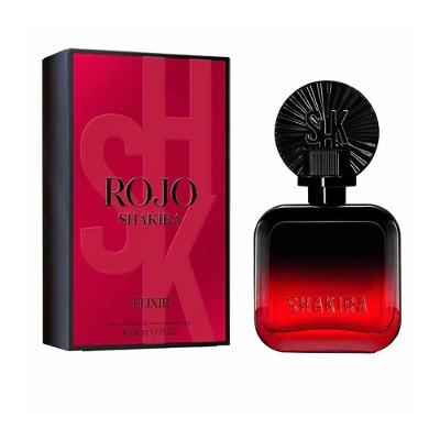 Perfume Shakira Rojo Elixir Feminino Eau de Parfum Ambarino Floral 50ML