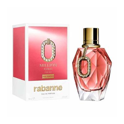 Perfume Million Gold For Her Pure Diamonds Feminino Eau de Parfum Almiscarado Floral 90ML Paco
