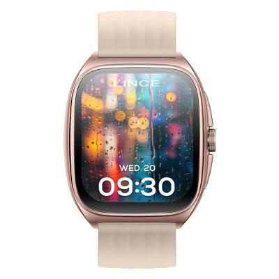 Smartwatch Unissex Lince Fusion LSWUQPI002 PXTX Borracha Digital Rosê