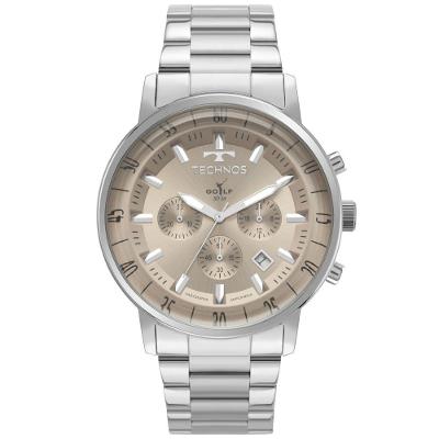 Relógio Masculino JS25BEF-1X Cronógrafo Aço Inox LED Prata Technos