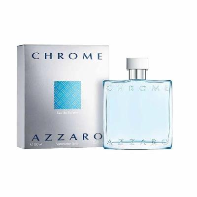 Perfume Chrome Azzaro Masculino Eau de Toilette Cítrico Aromático 100ML