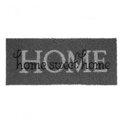 Tapete Capacho Home Sweet Home 30x70CM PVC Base Antiderrapante para Hall de Entrada Kapazi