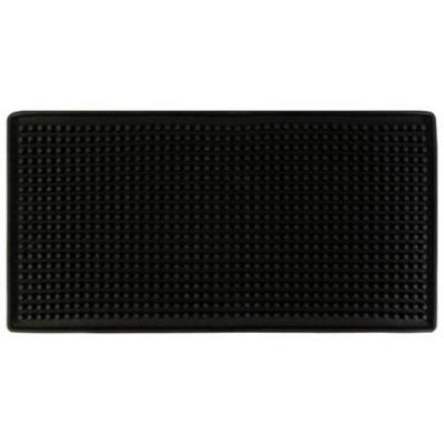 Tapete Escorredor CK4880 Retangular PVC com Base Antiderrapante para Cozinha Cinza Clink