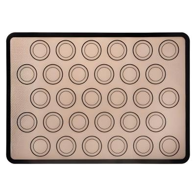 Tapete de Cozimento Retangular Silicone e Fibra de Vidro Antiderrapante para Cozinha Bege Clink