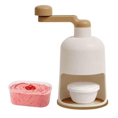 Triturador de Gelo Manual BSL3937 com Lâminas de Aço Inox Fácil de Usar para Festa Branco AB Mídia