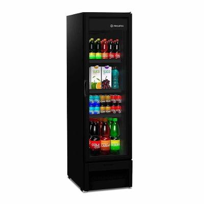 Refrigerador Expositor Slim Metalfrio VB28 343L 1 Porta Preto 220V