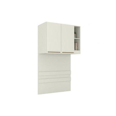 Modulado De Quarto Armário Ponte Aéreo Solteiro Mc12 Seletto E 2 Nichos Areia