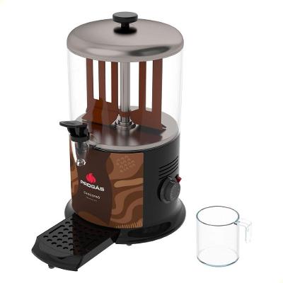 Chocolateira PRCHOCO-06 para Chocolate Quente com Copo Medidor 6L Aço Inox e Polímero Progás