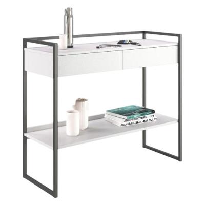 Aparador Dexter Montana Industrial 1 Gaveta MDP 110CM Branco Mais de Casa