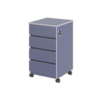 Arquivo Com 4 Gavetas Verbena - Azul Azul