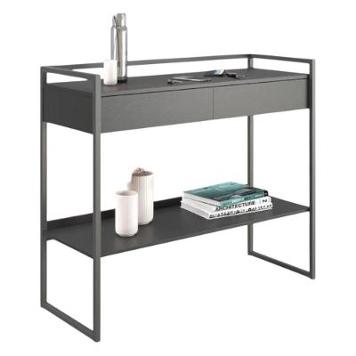 Aparador Dexter Montana Industrial 1 Gaveta MDF-MDP 110CM Preto Mais de Casa