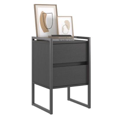 Gaveteiro Industrial Com Gaveta Lelly - Preto Onix