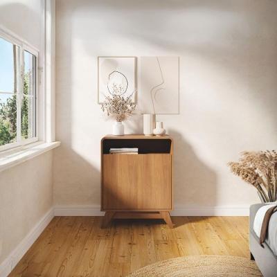 Aparador Nature Moderno 2 Portas 1 Gaveta MDP 64CM Amadeirado Casah