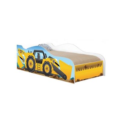 Cama Carro Infantil Quarto Divertido Menino Menina - Amarelo Amarelo