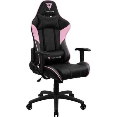 Cadeira Gamer EC3 em Poliuretano com Tecnologia AIR Tech e Encosto Reclinável Até 135 Graus Rosa