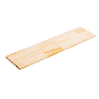 Prateleira Pinus 60X30CM Madeira Maciça Fixação Parafuso Organizador Rústico Natural Bemfixa