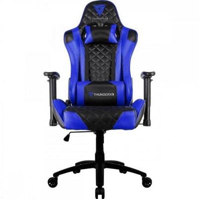Cadeira Gamer TGC12 com Revestimento em Poliuretano, Encosto Reclinável 135º e Almofadas Cervical