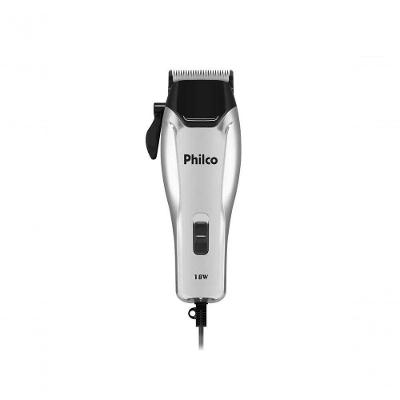 Cortador de Cabelos PCR04 para Uso Doméstico Lâmina Cerâmica com Cabo Elétrico Preto 110V
