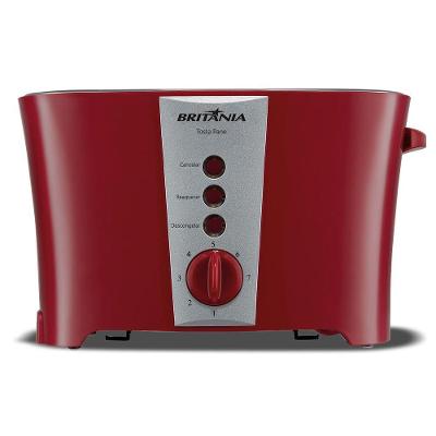 Torradeira Tosta Pane 3 em 1 7 Níveis Preto Britânia 850W 110V