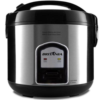 Caçarola de Arroz Britânia BPA12 4L 300W Revestimento Gold Preto 110V