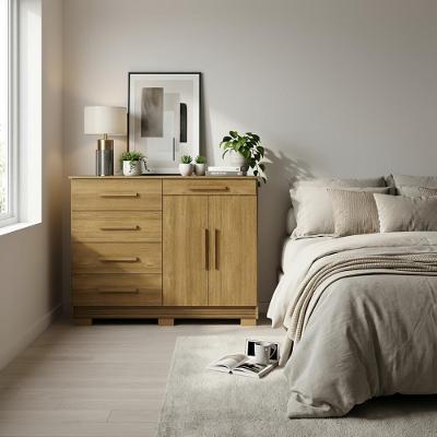 Cômoda Sapateira 2 Portas 5 Gavetas Nature Brisa