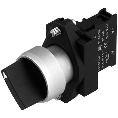 Botão Seletor Siemens 3SB6130-2AL10-1NA0 Comutador Retentivo 3 Posições 2x60º 2x1NA Bivolt