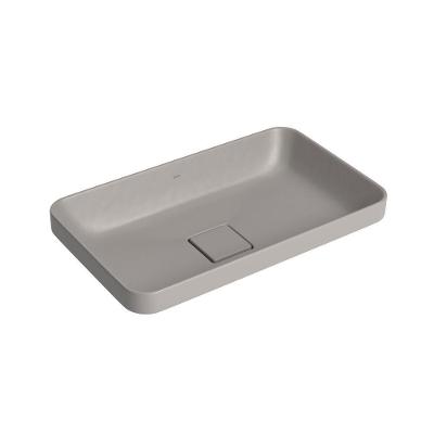 Cuba De Sobrepor Deca Slim 50x30 L.23050.85 Retangular Soft Antracite